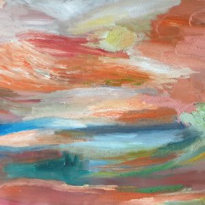 Painting orange